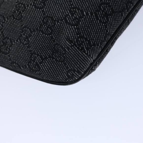 GUCCI GG Canvas Hand Bag Black Auth ep3704 - Picture 11 of 16